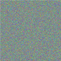 Пример двумерного циклического клеточного автомата