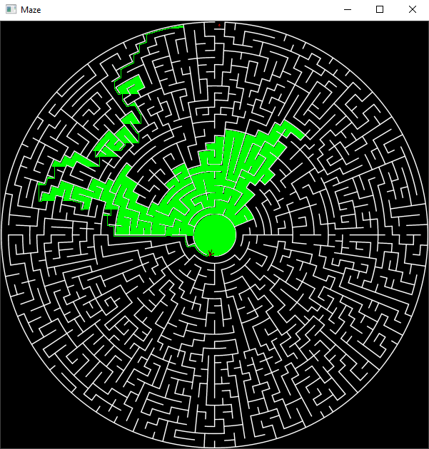 Maze green fill