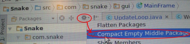 Compact Empty Middle Packages